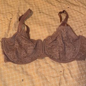 Blush rose lace bra